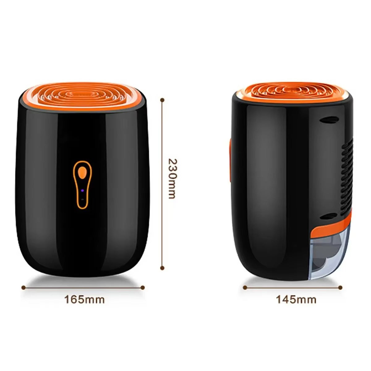 Portable Air Purifier & Dehumidifier | 800ml Small Dehumidifier for Home | Anti-Mould Air Dryer for Bedroom & Bathroom