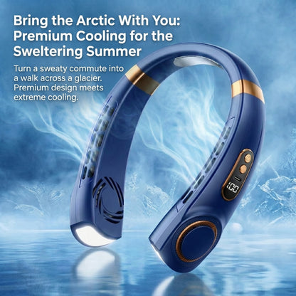 Portable Bladeless Neck Fan - Rechargeable Wearable Semiconductor AC, RetailArk