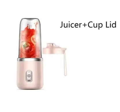 Portable Blender | USB Rechargeable Personal Mini Juicer Cup | Travel Handheld Smoothie Maker & Water Bottle Blender