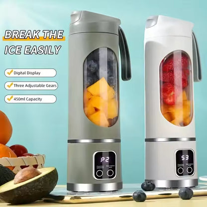 Portable Blender | USB Rechargeable Personal Blender for Shakes and Smoothies | Handheld Mini Juicer & Travel Mixer