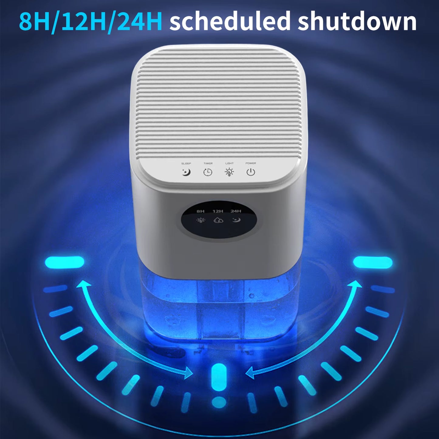 Portable Dehumidifier for Home | 35oz Quiet Small Dehumidifier for Bedroom & Bathroom | Air Dryer for Mould & Clothes