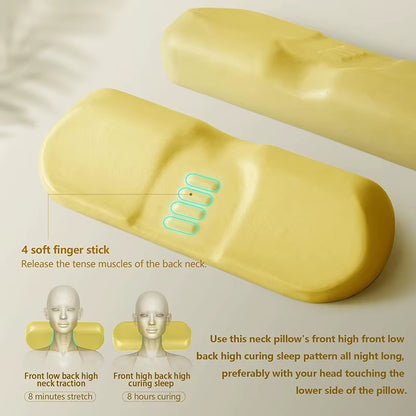Cervical Pillow for Neck Pain Relief | Ergonomic Memory Foam Contour Pillow | Orthopedic Neck Support for Side Sleepers
