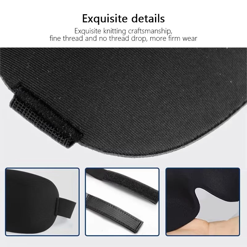 3D Sleep Mask | Best Eye Mask for Sleeping | 100% Light Blocking Deep Sleep Aid