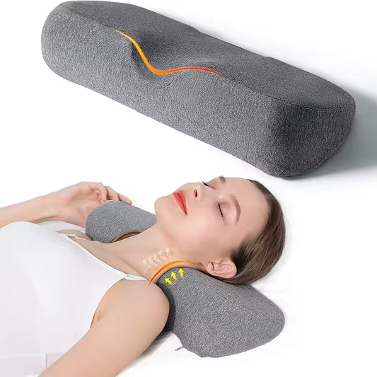 Cervical Pillow for Neck Pain Relief | Ergonomic Memory Foam Contour Pillow | Orthopedic Neck Support for Side Sleepers