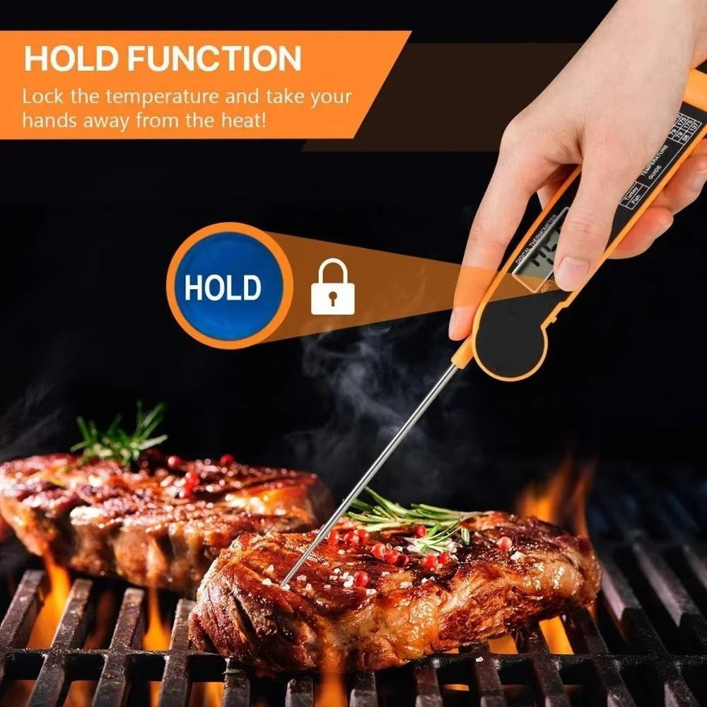 Digital Meat Thermometer for Cooking | Steak & BBQ Food Probe | Kitchen Electronic Oven Thermometer